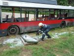 Technische Übung - Bergung eines Autobuses