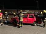 Technische Übung mit dem Thema "Fahrzeugbergung"