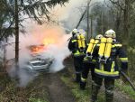 Fahrzeugbrand in der Wild