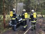 Fahrzeugbrand in der Wild