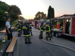 Scheunenbrand in Merkenbrechts