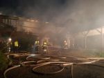 Scheunenbrand in Merkenbrechts