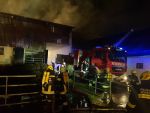 Scheunenbrand in Merkenbrechts