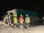 Schwierige LKW Bergung auf der L55