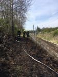 Bahndammbrand auf der Franz-Josephs-Bahn