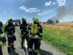 Fahrzeugbrand im Ortsgebiet von Göpfritz/Wild