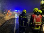Fordernde nächtliche LKW Bergung auf der L55
