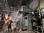 Brand im Pelletswerk