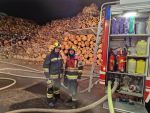 Brand im Pelletswerk