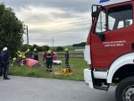 Verkehrsunfall mit Menschenrettung in Göpfritz/Wild