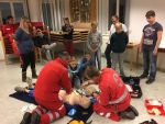 Besuch beim Roten Kreuz Allentsteig durch die Feuerwehrjugend